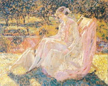  frau - Sunbath Impressionist Frauen Frederick Carl Frieseke